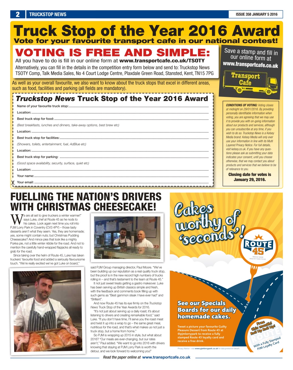 Truckstop News Preview Pages