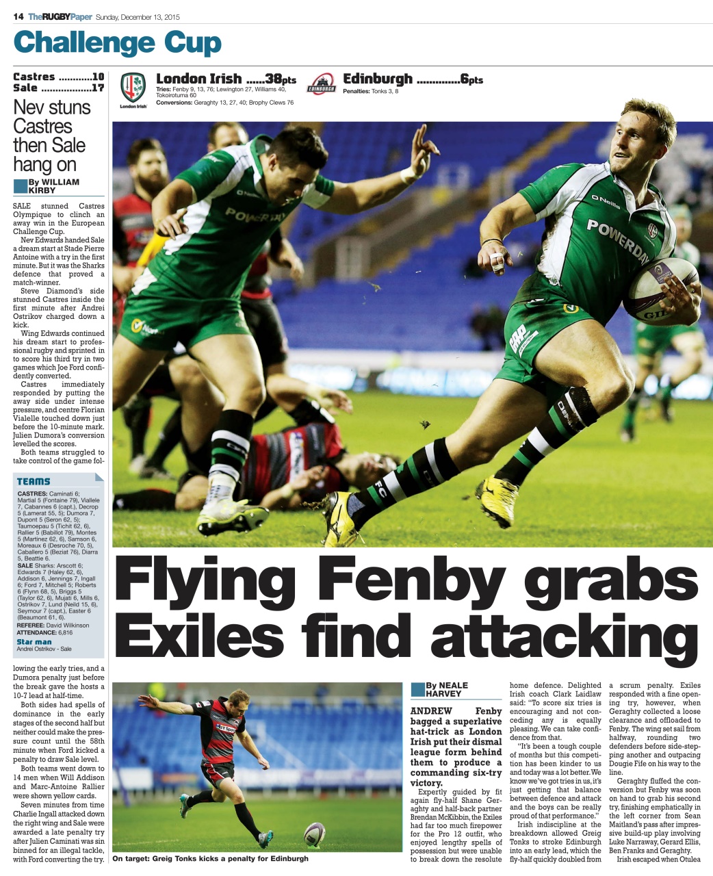 The Rugby Paper Preview Pages