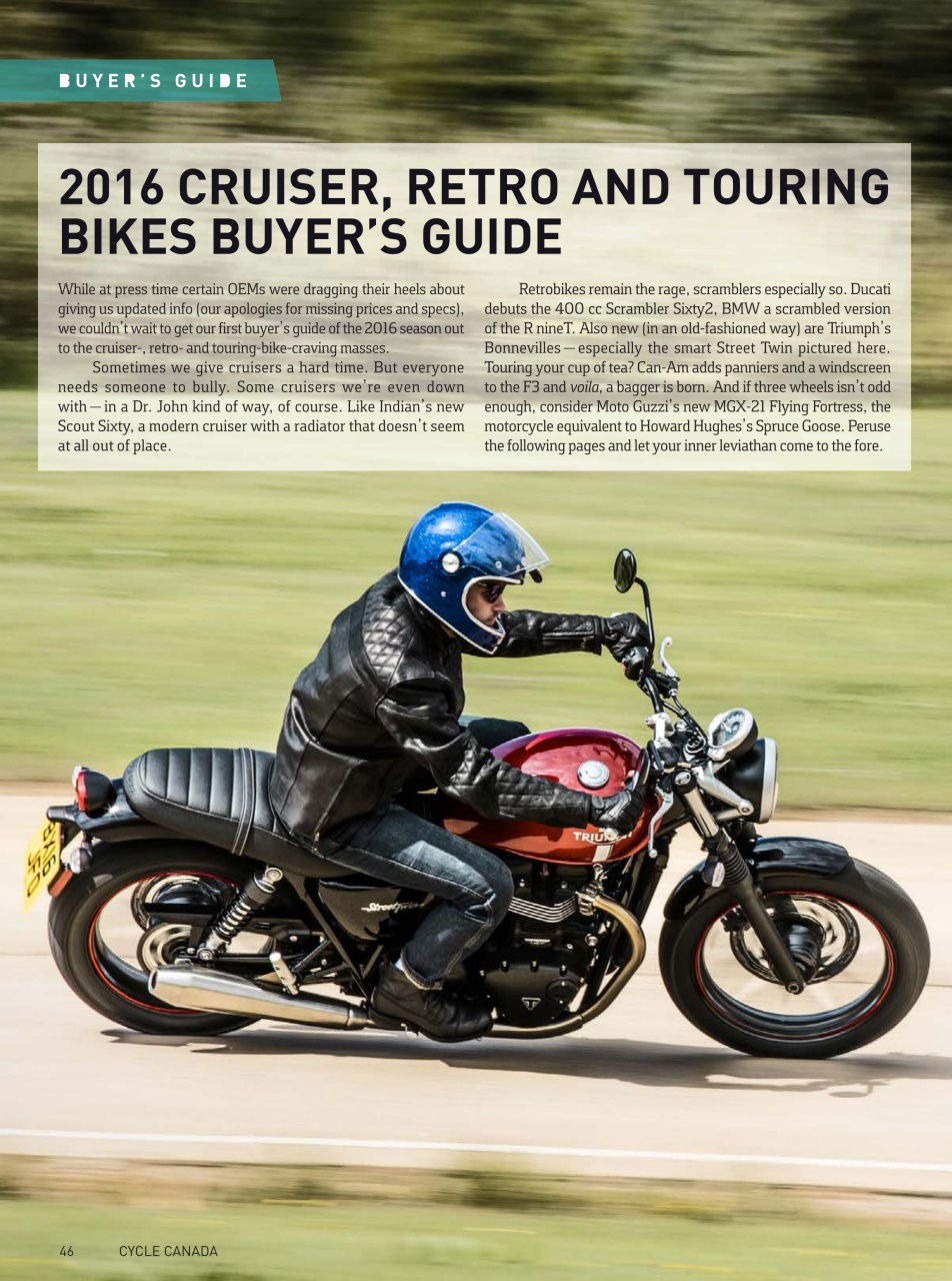 Cycle Canada Preview Pages