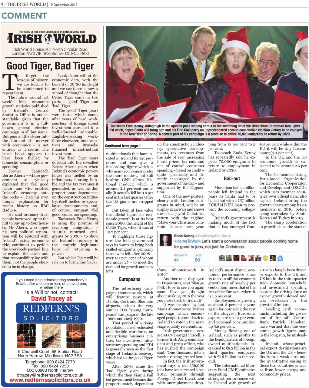 Irish World Preview Pages