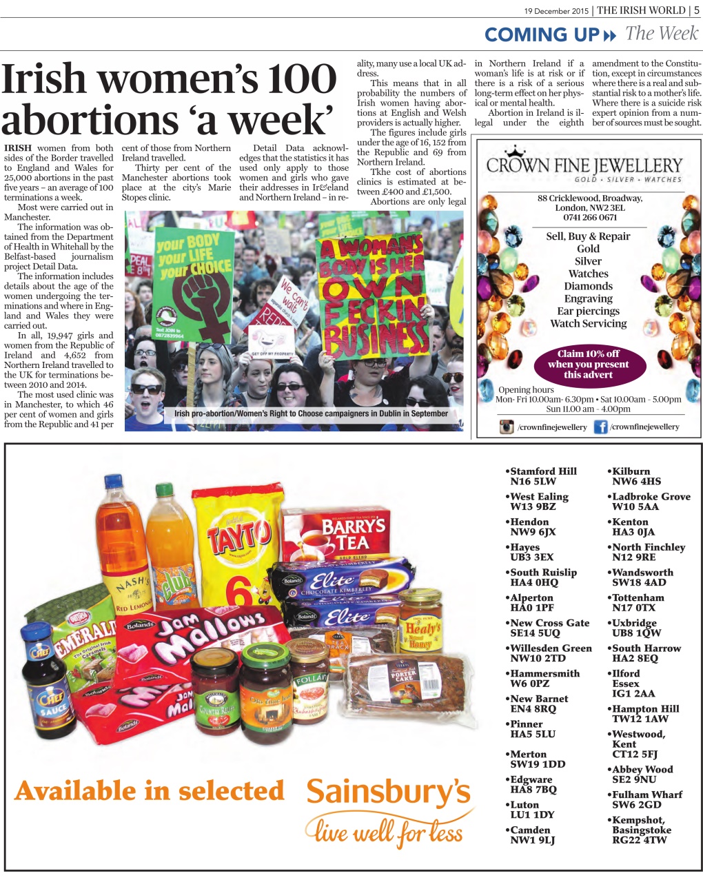 Irish World Preview Pages