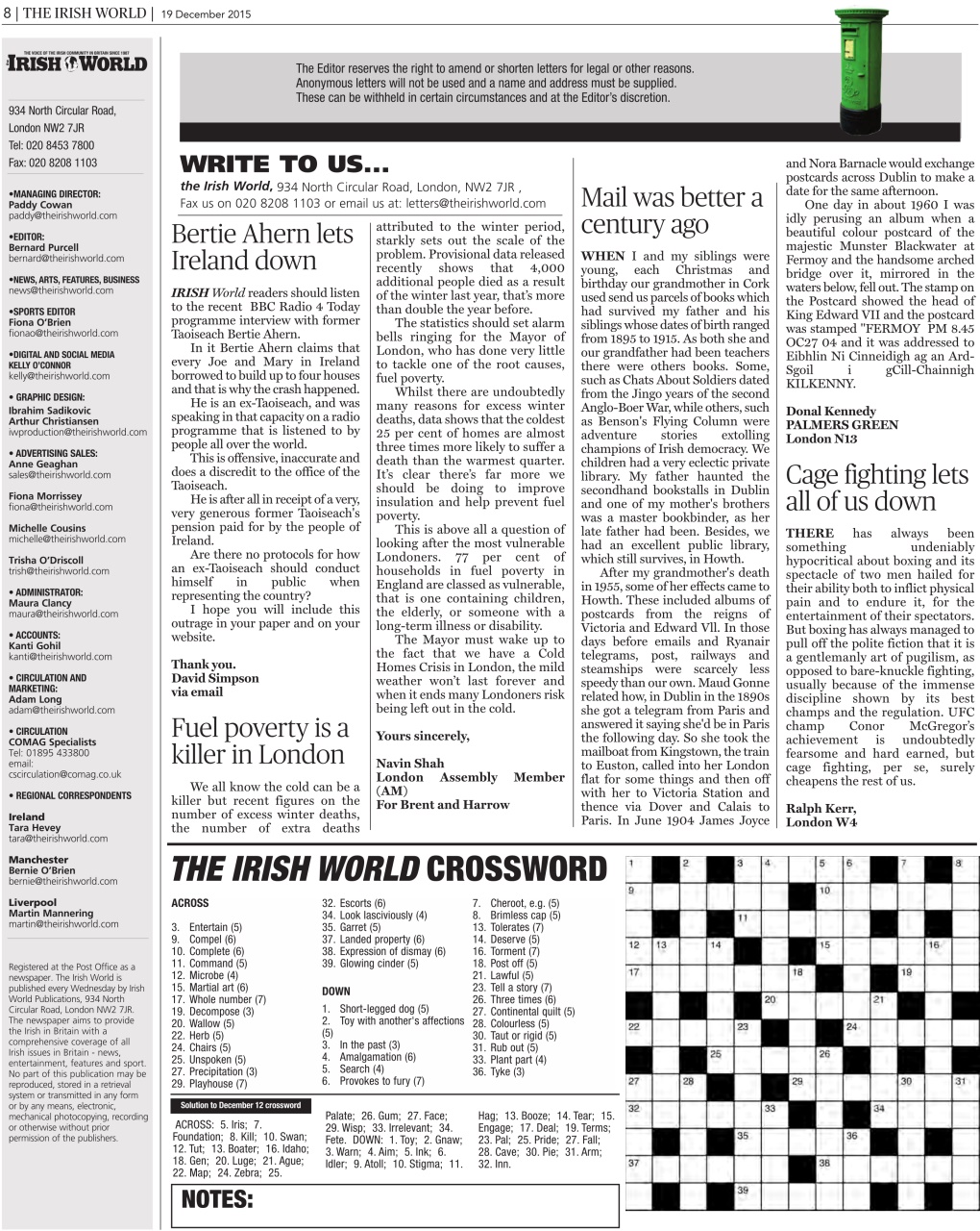 Irish World Preview Pages