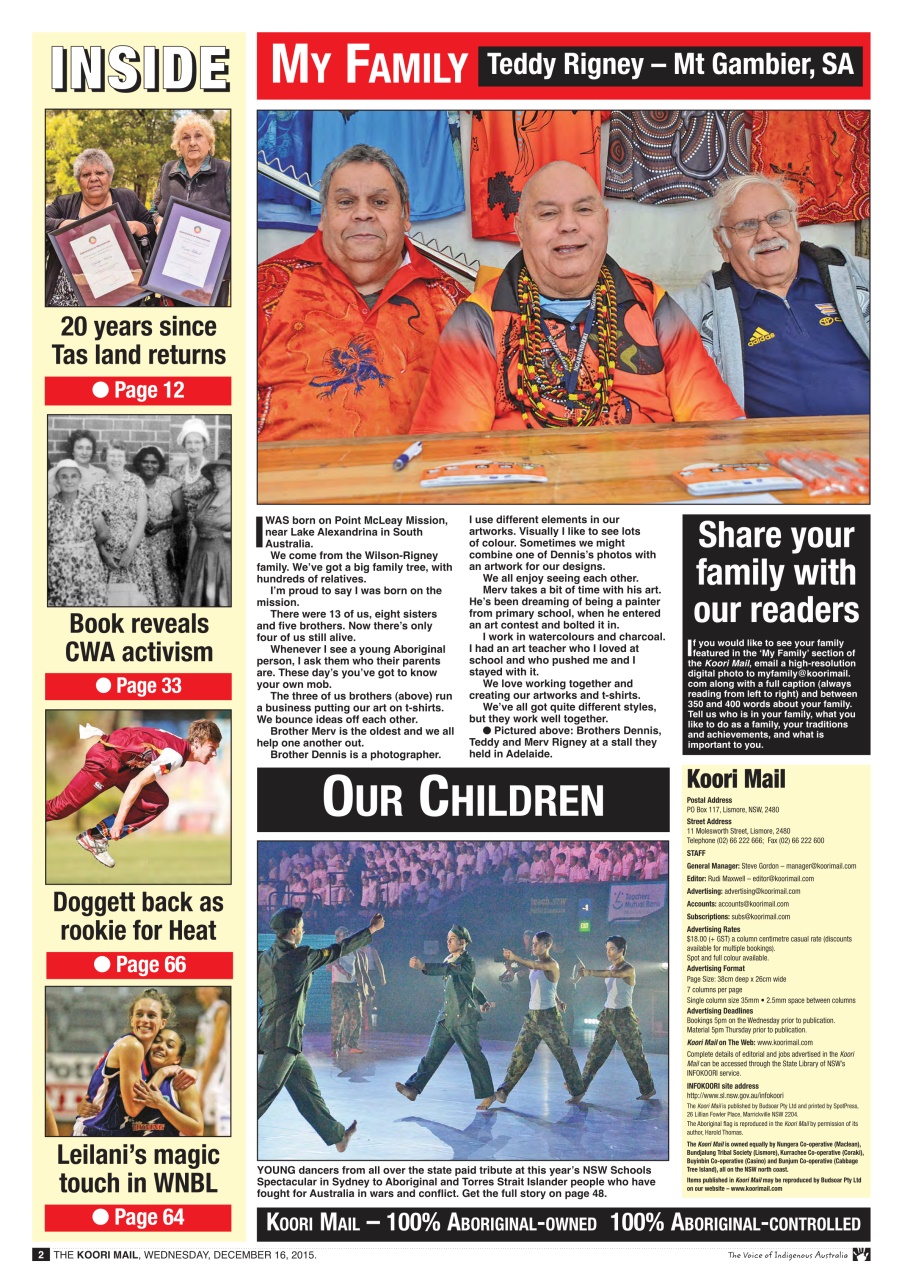 Koori Mail Preview Pages