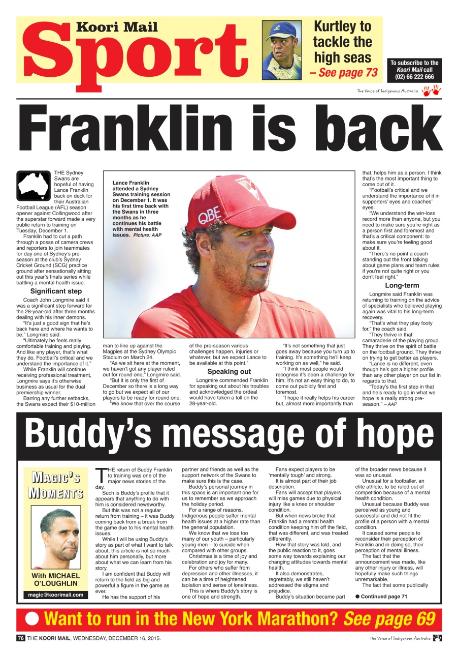 Koori Mail Preview Pages