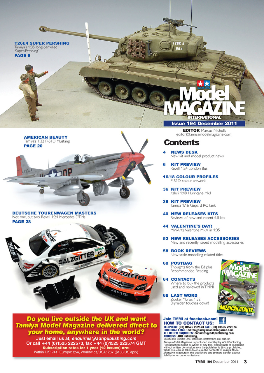 Tamiya Model Magazine Preview Pages