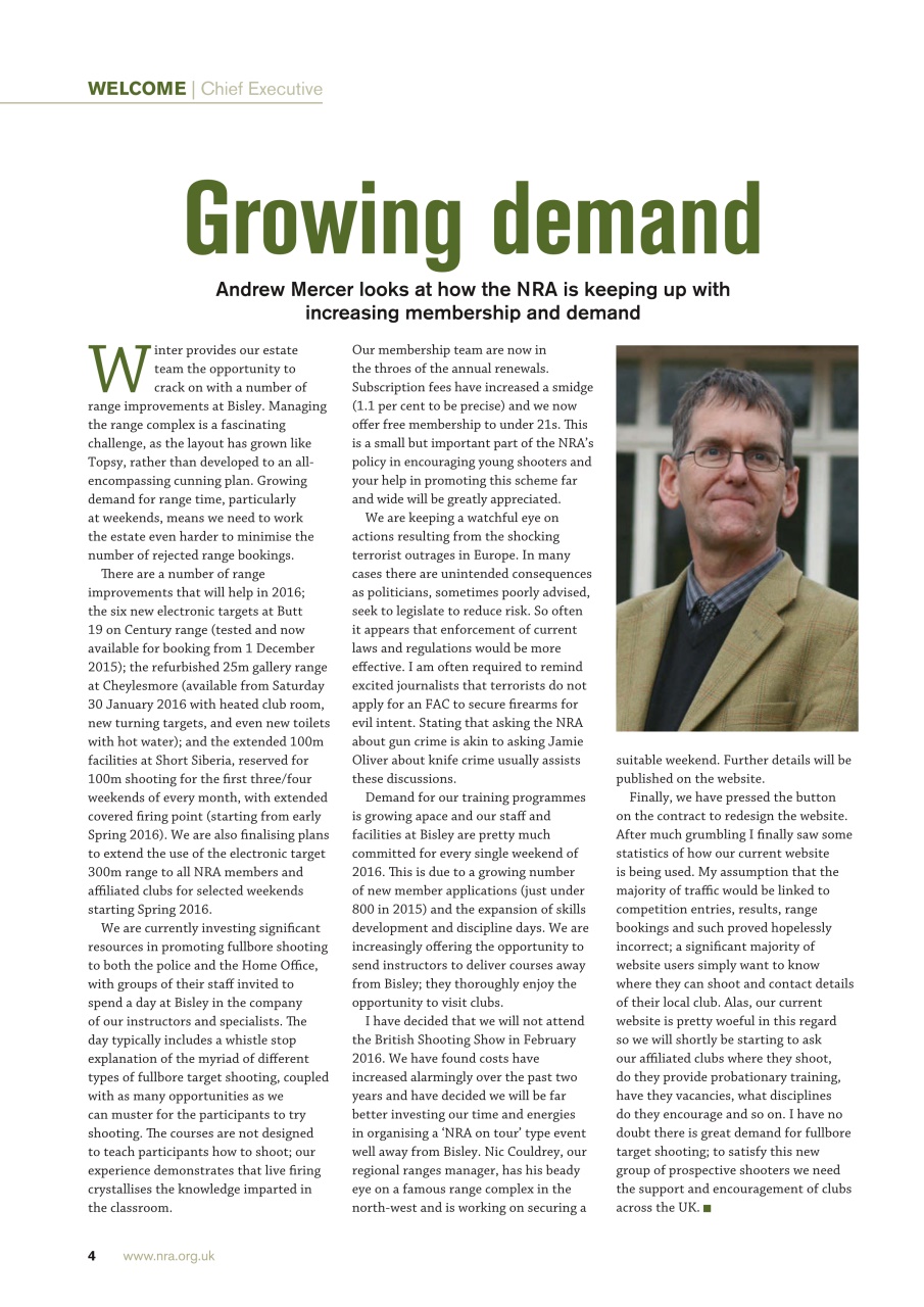 National Rifle Association Journal Preview Pages