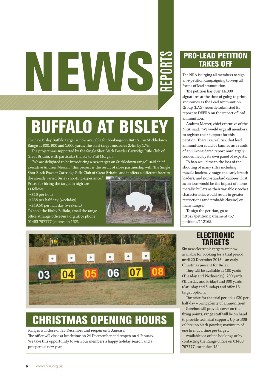 National Rifle Association Journal Preview Pages