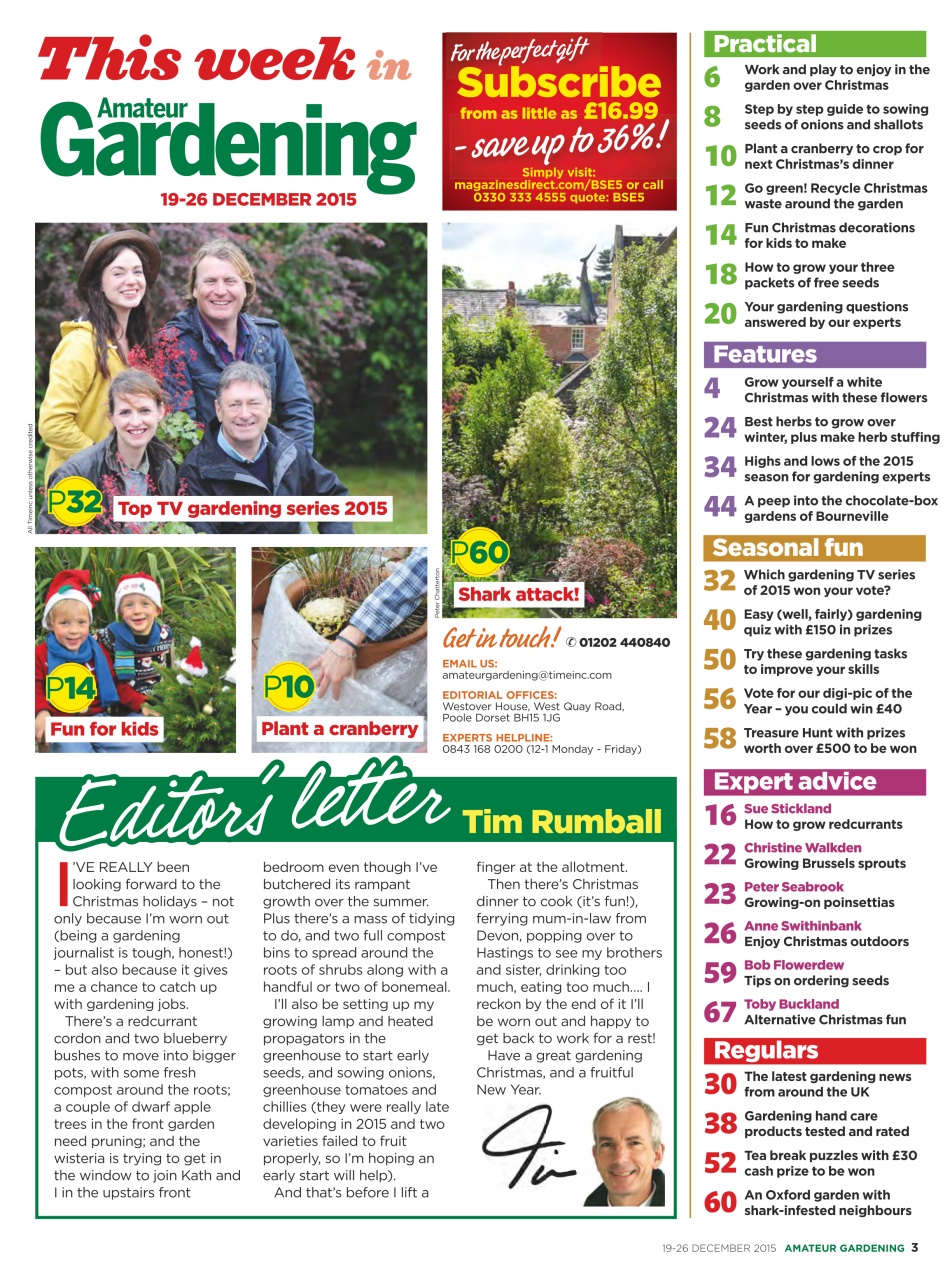 Amateur Gardening Preview Pages