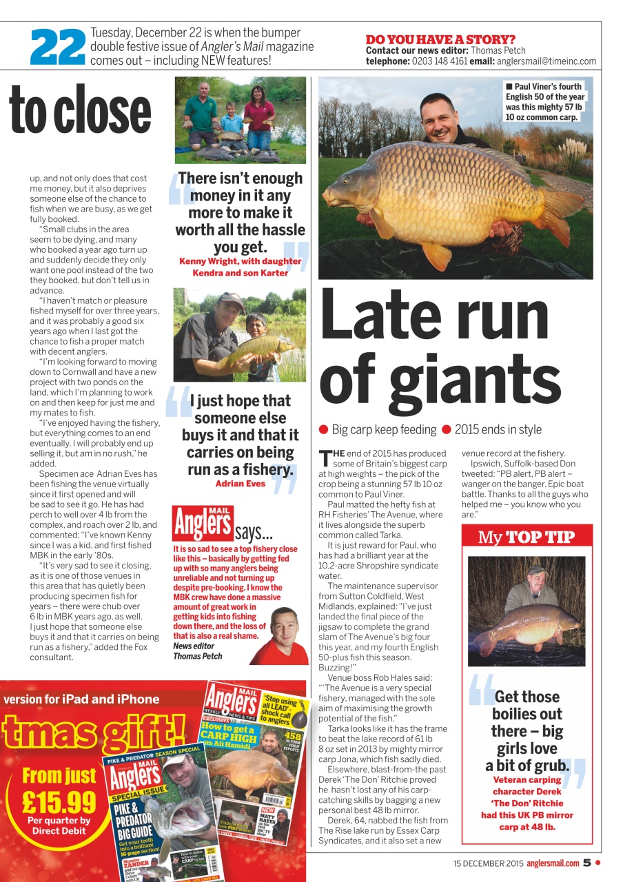 Anglers Mail Preview Pages