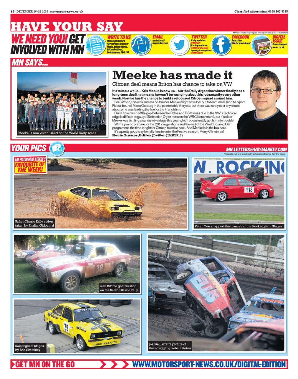 Motorsport News Preview Pages