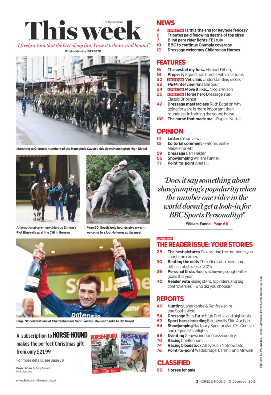 Horse & Hound Preview Pages