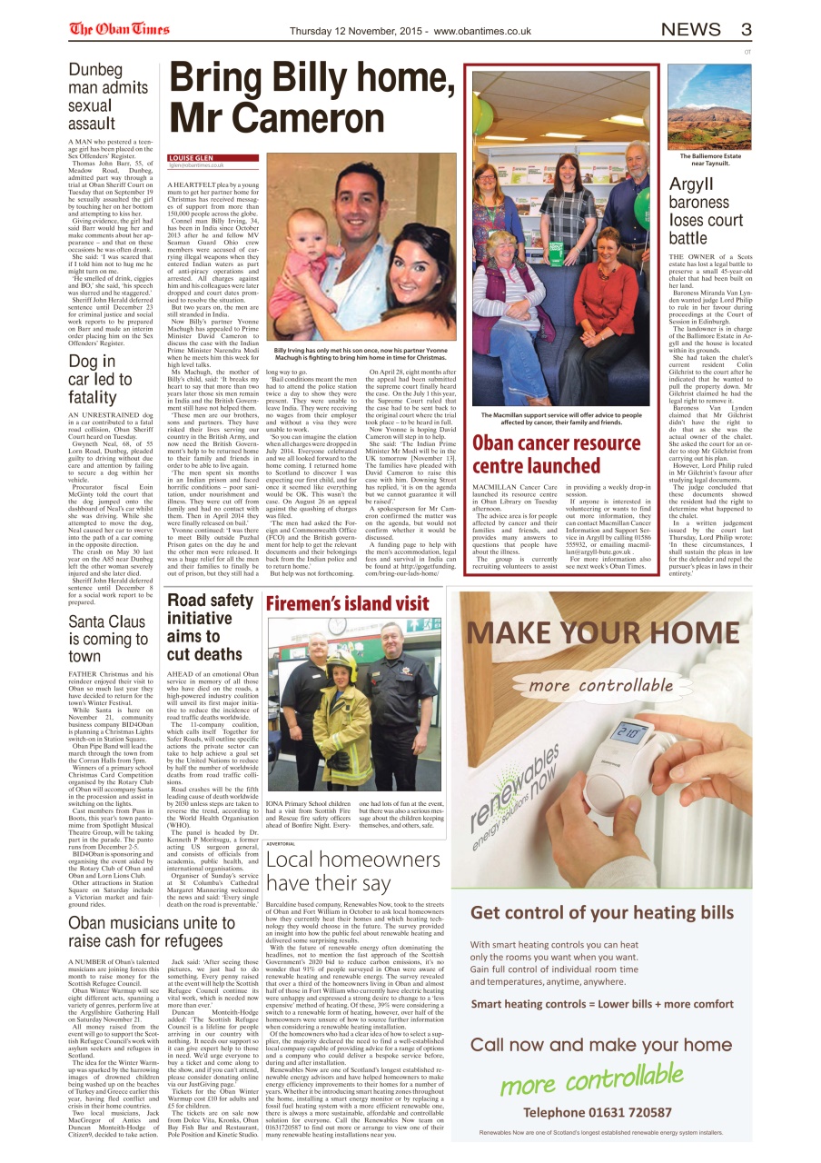 The Oban Times & Lochaber Times Preview Pages