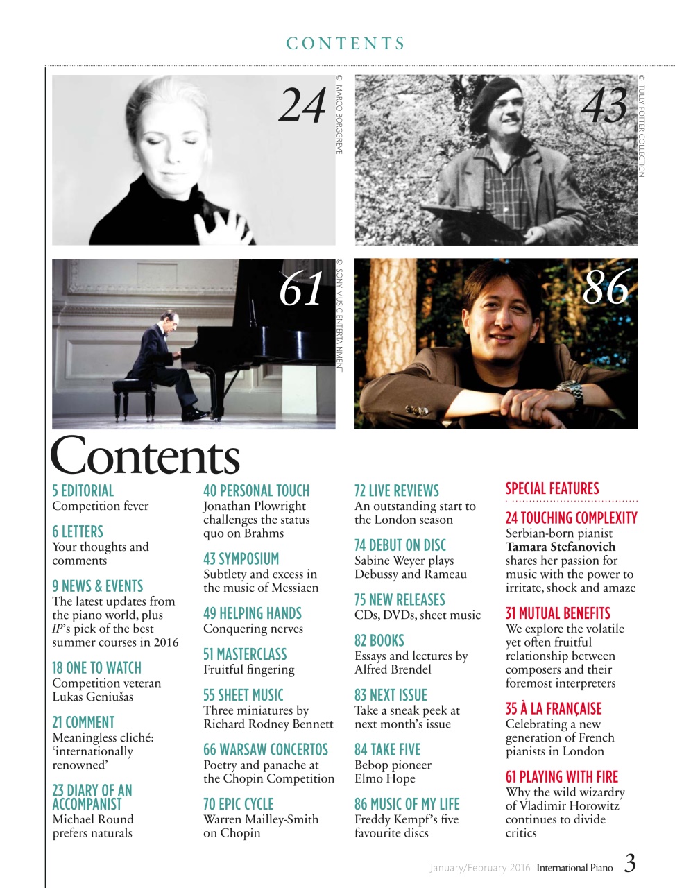 International Piano Preview Pages