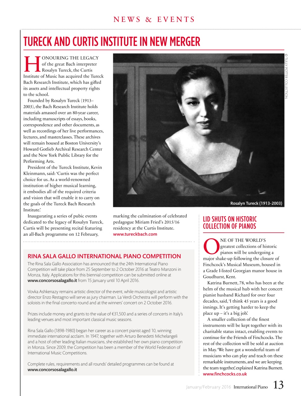 International Piano Preview Pages