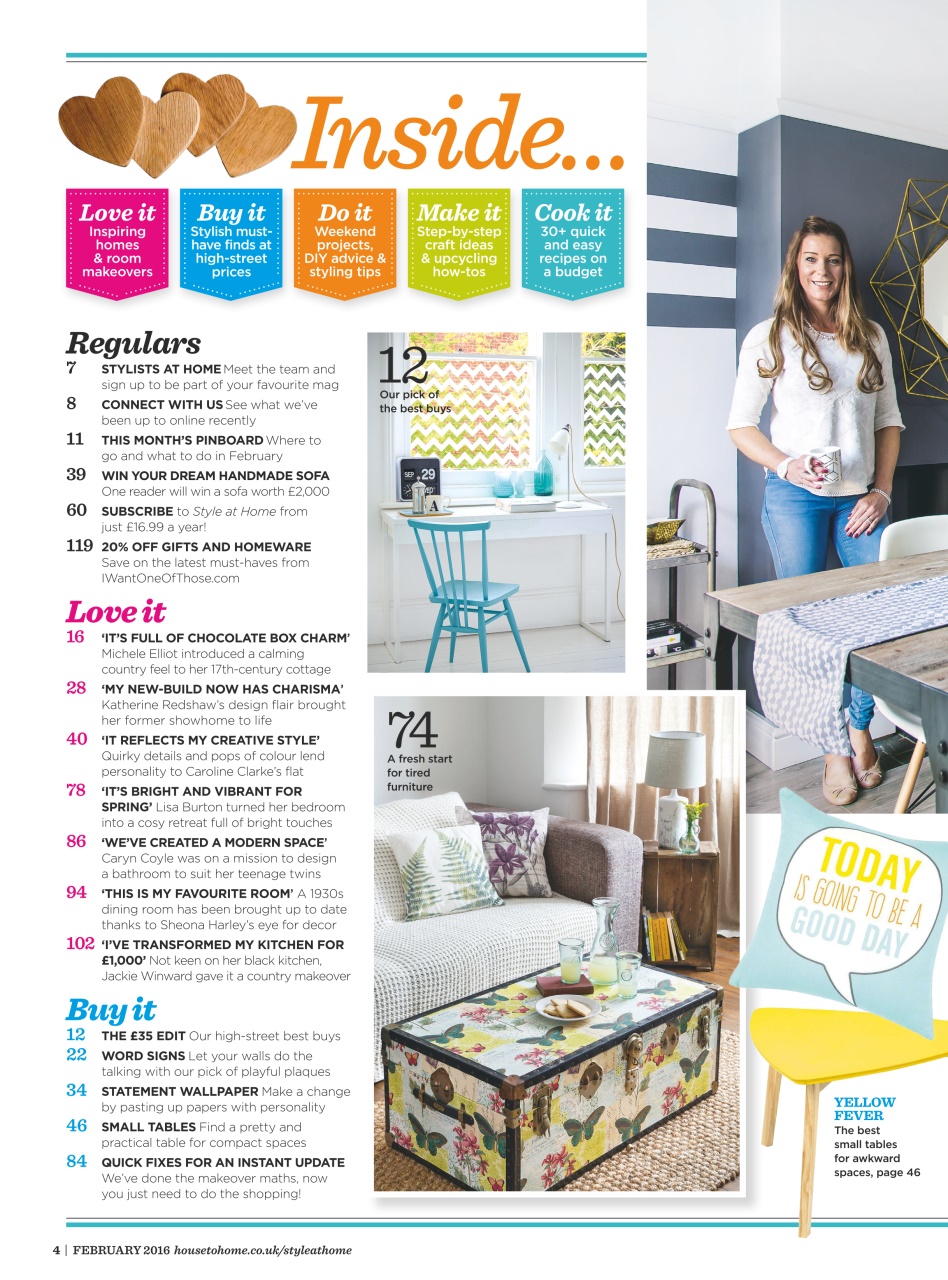 Style at Home Preview Pages