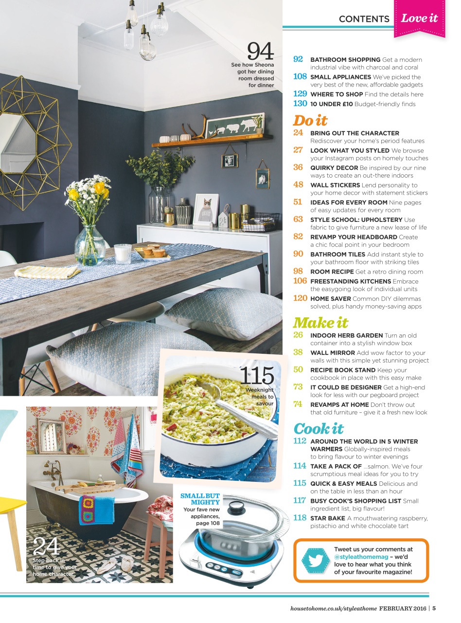 Style at Home Preview Pages