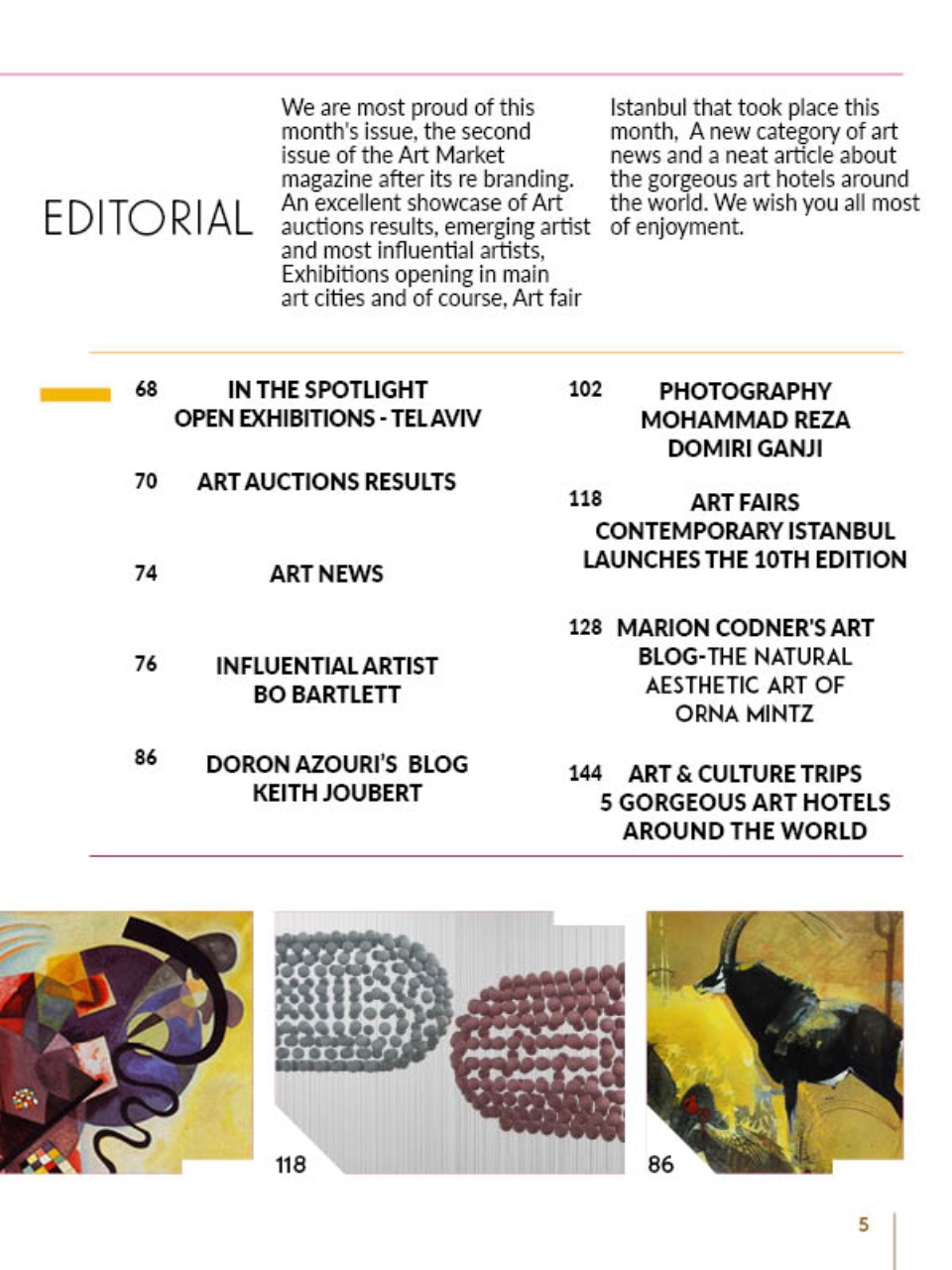 Art Market Magazine Preview Pages