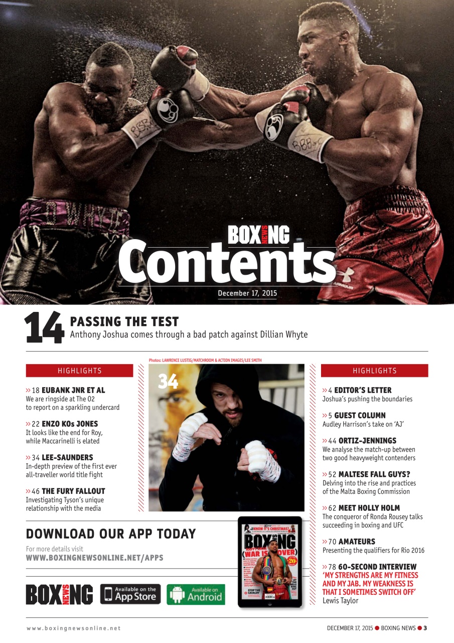 Boxing News Preview Pages