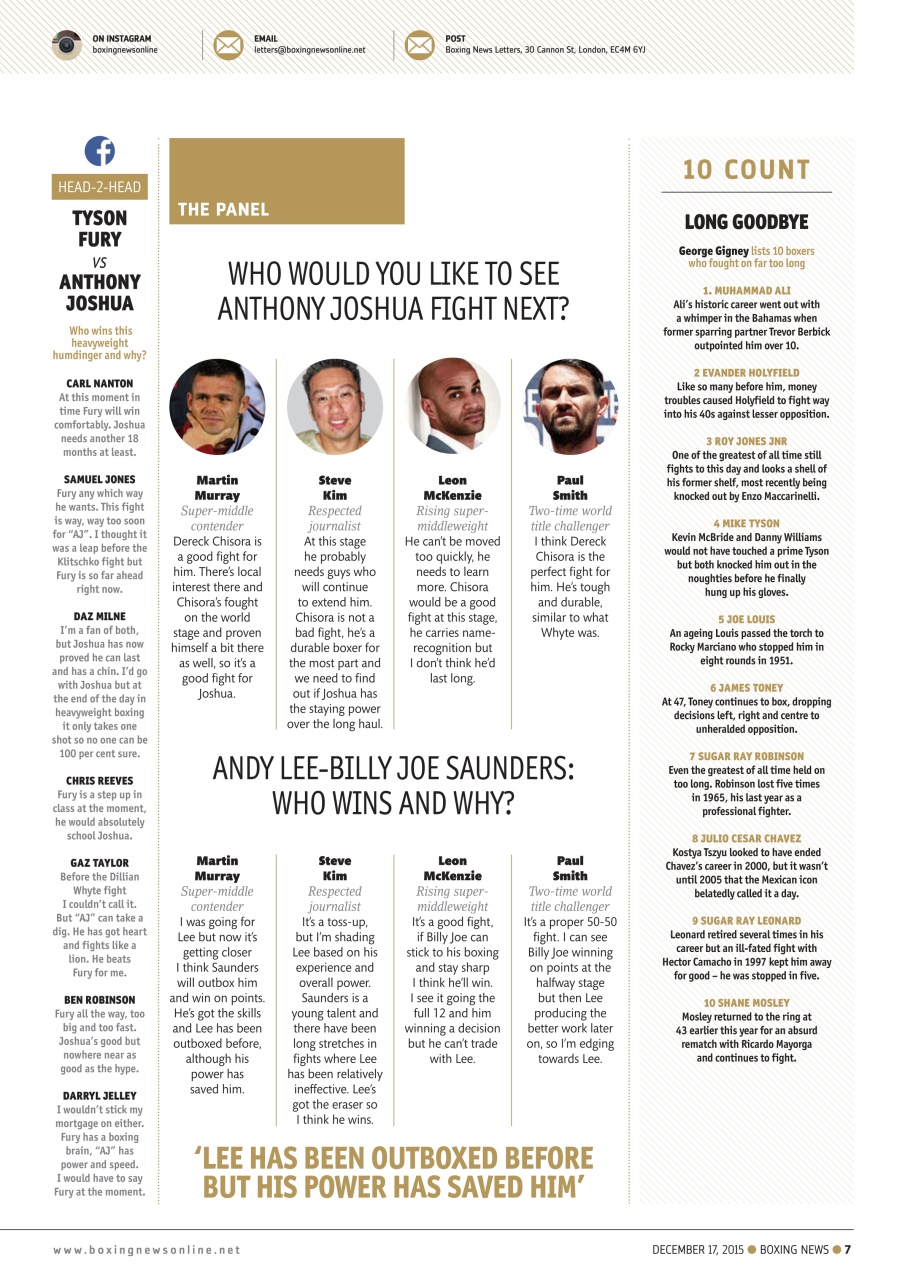 Boxing News Preview Pages