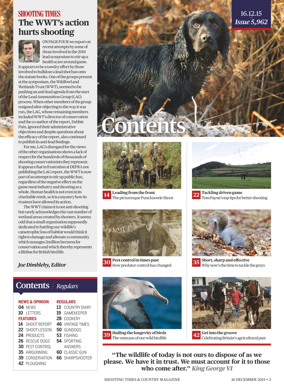 Shooting Times & Country Preview Pages