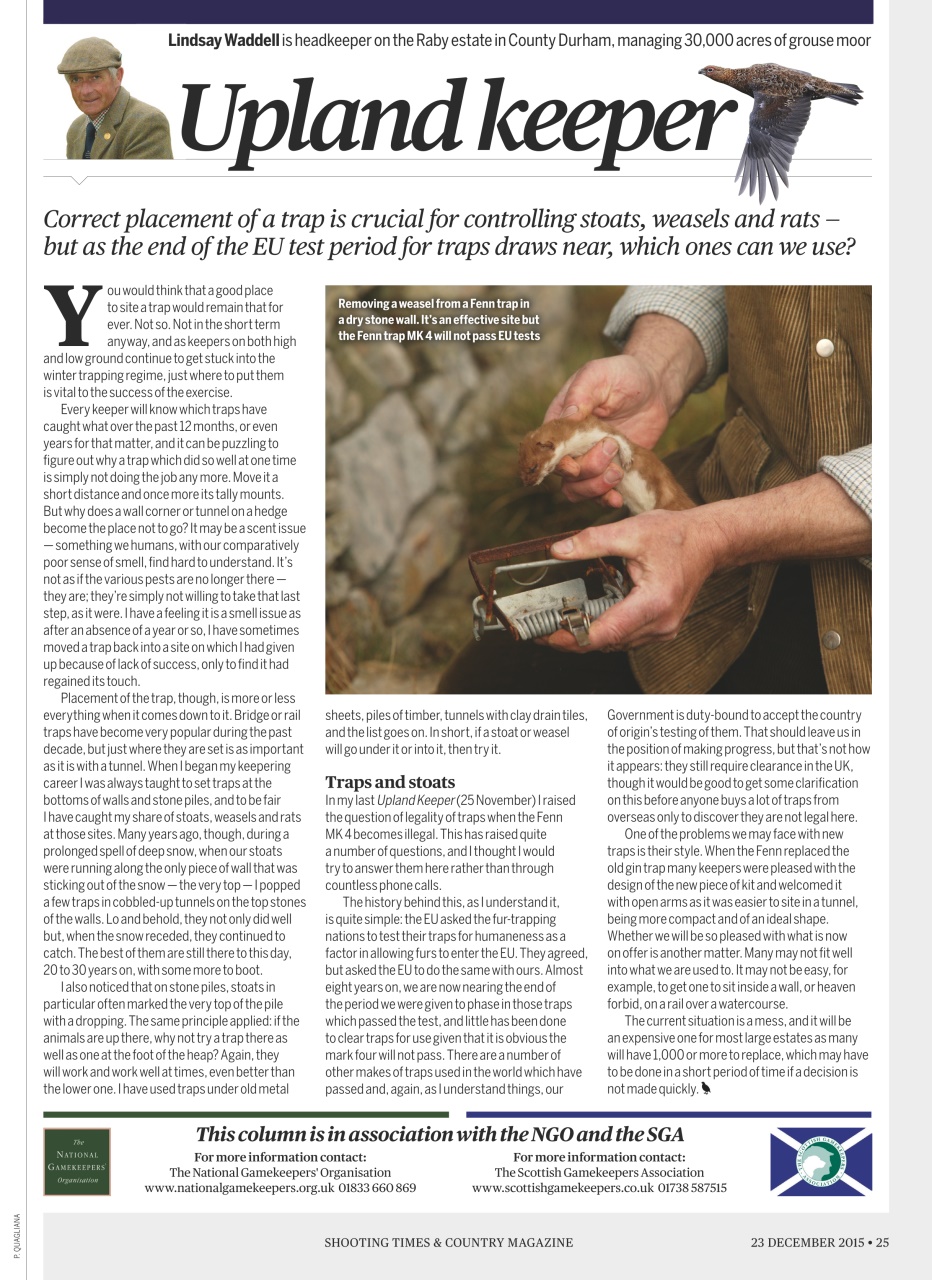 Shooting Times & Country Preview Pages