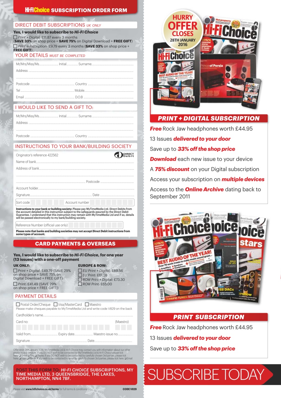 Hi-Fi Choice Preview Pages