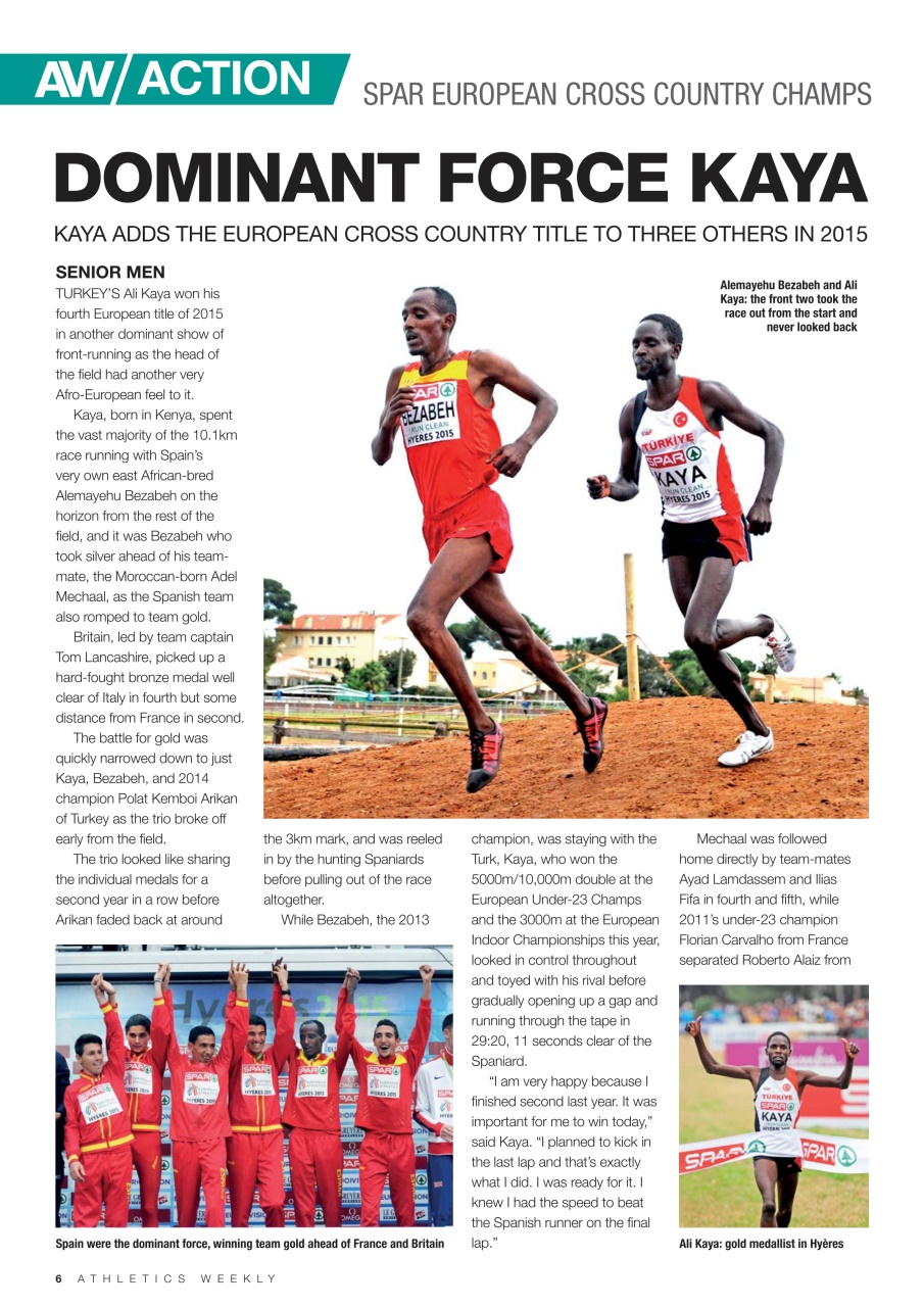 AW – Athletics Weekly Magazine Preview Pages