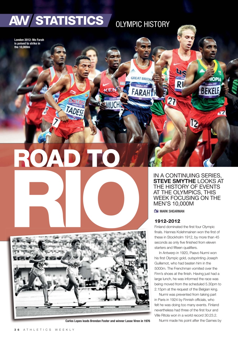 AW – Athletics Weekly Magazine Preview Pages
