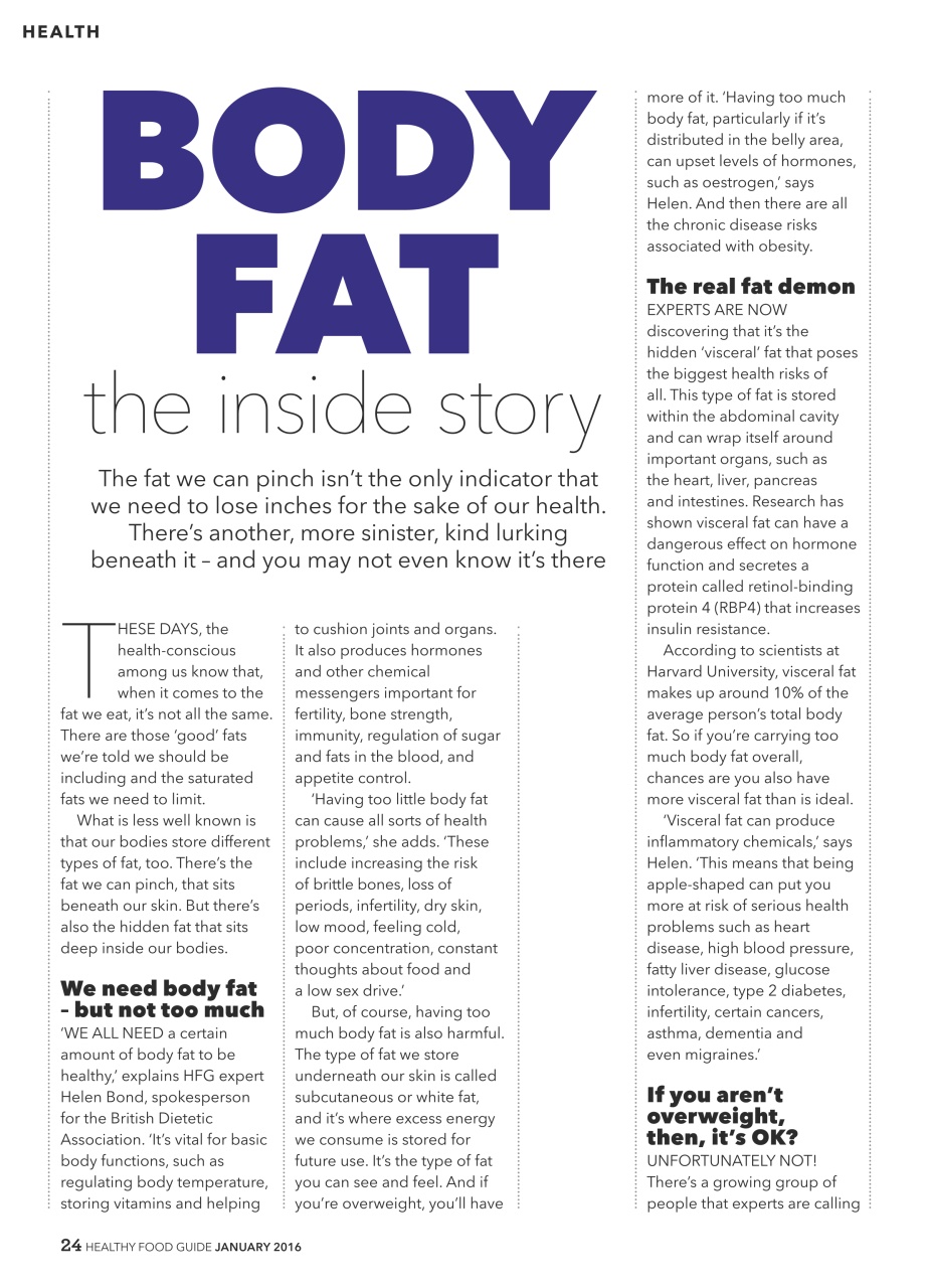Healthy Food Guide Preview Pages