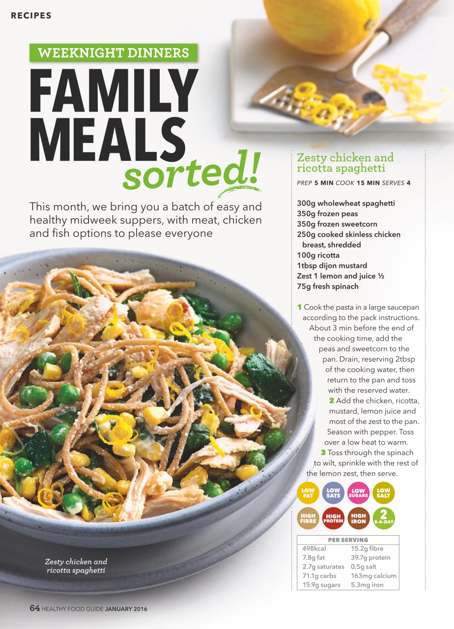 Healthy Food Guide Preview Pages