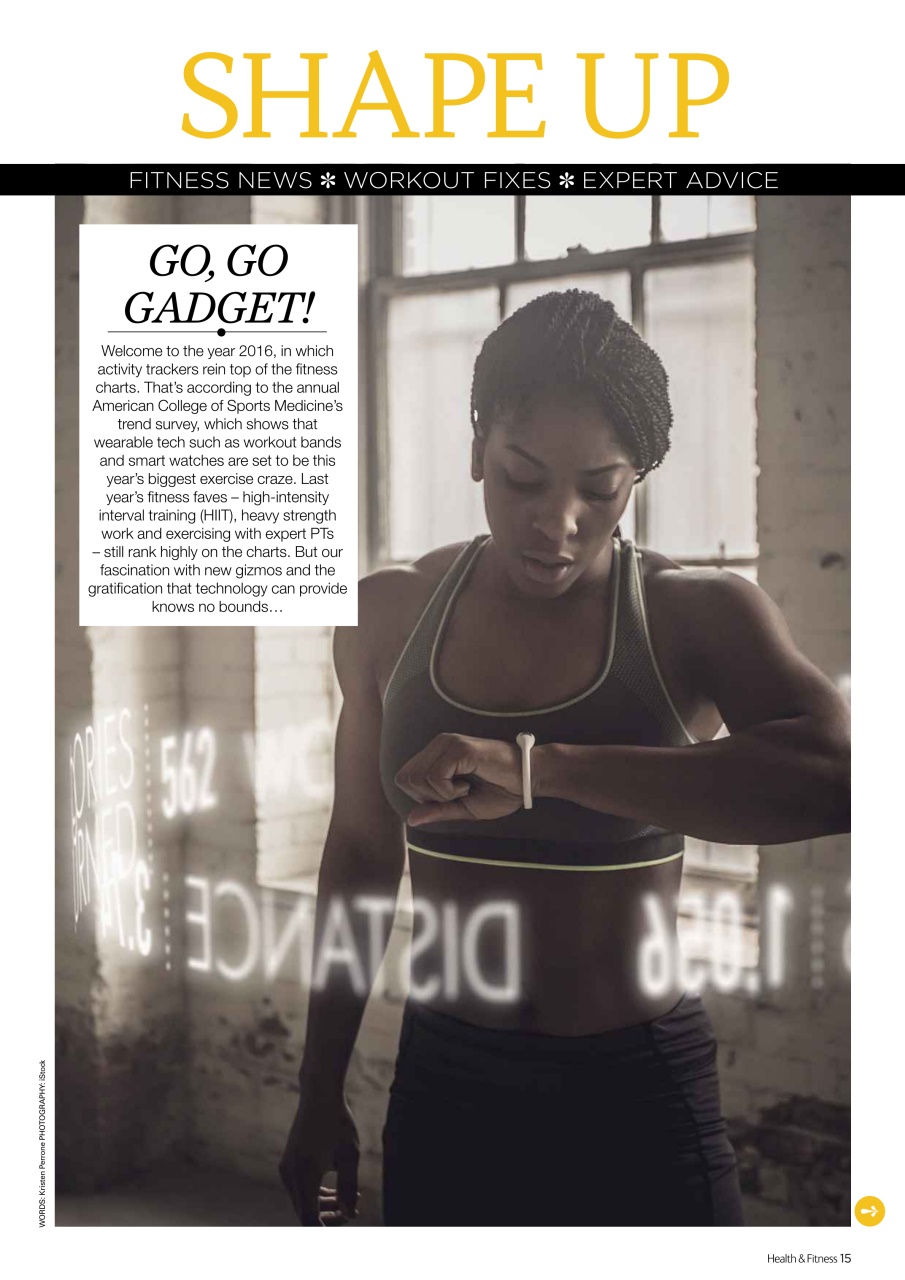 Women’s Fitness Preview Pages