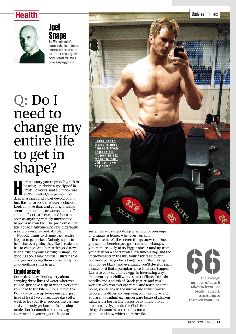 Men's Fitness Preview Pages