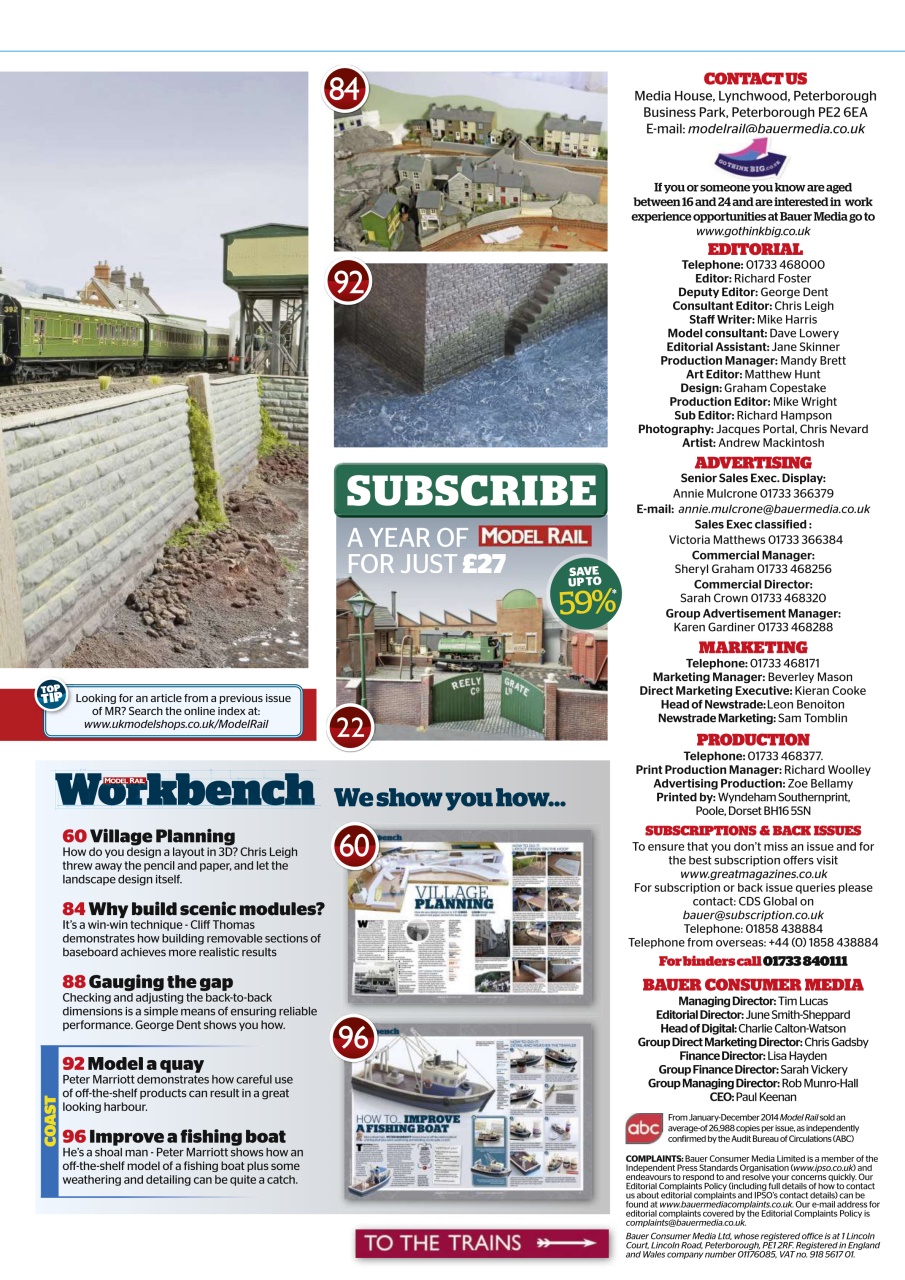 Model Rail Preview Pages