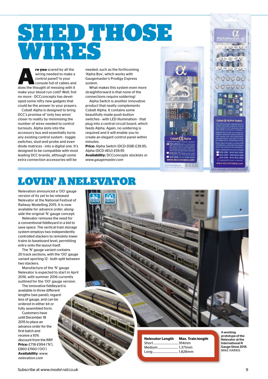 Model Rail Preview Pages