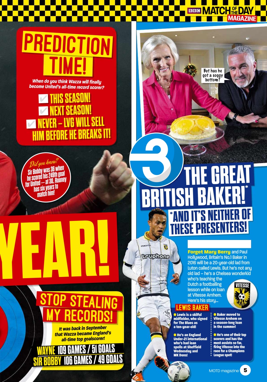 Match of the Day Preview Pages