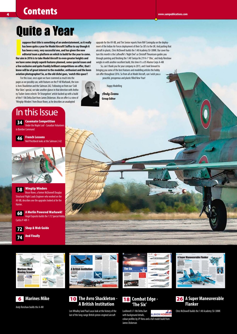 Model Aircraft Preview Pages