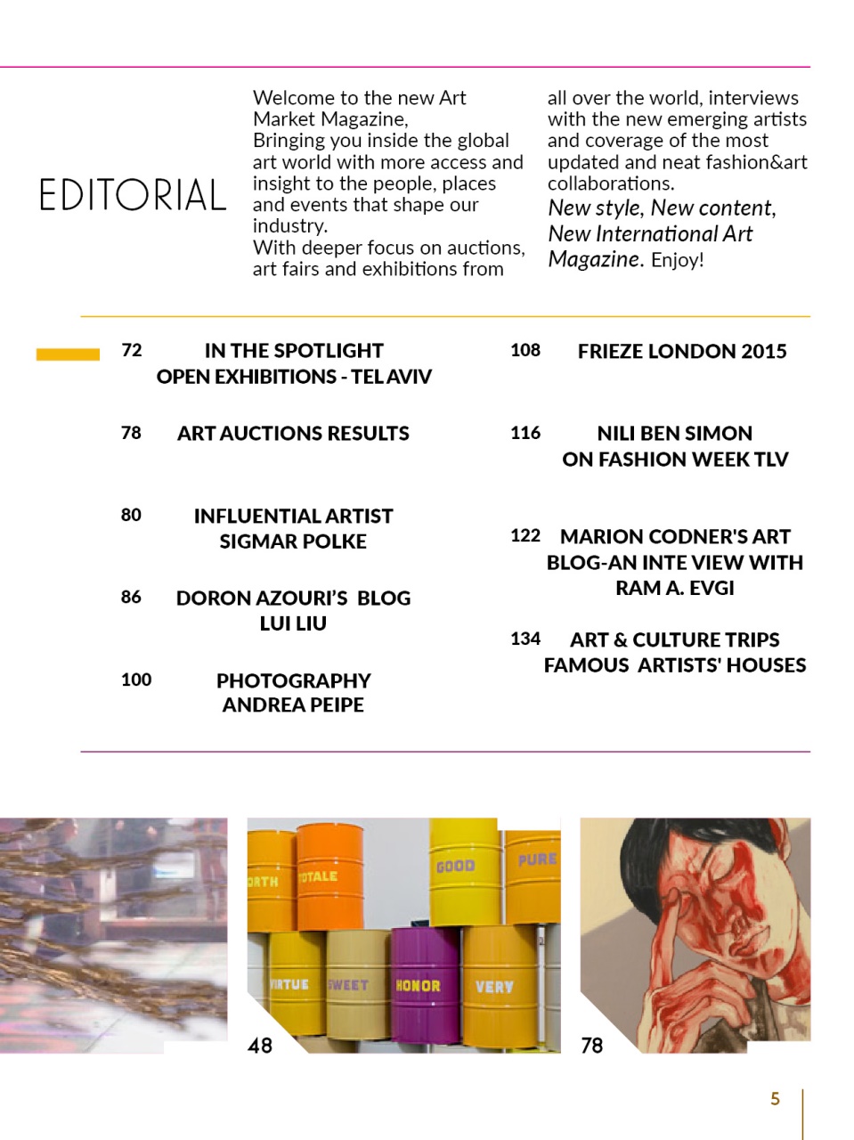 Art Market Magazine Preview Pages