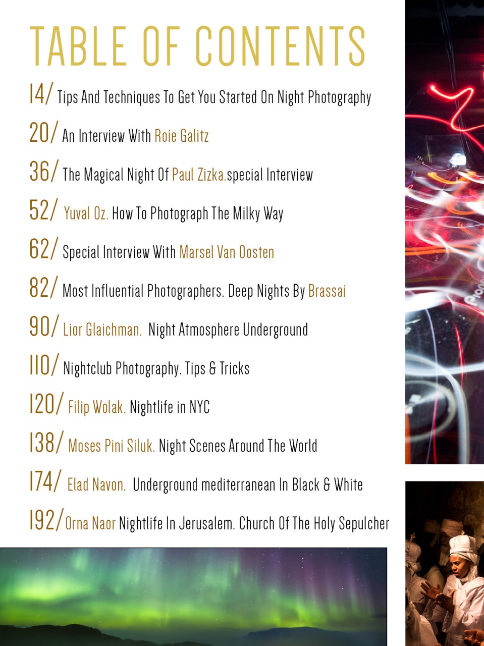 Lens Magazine Preview Pages