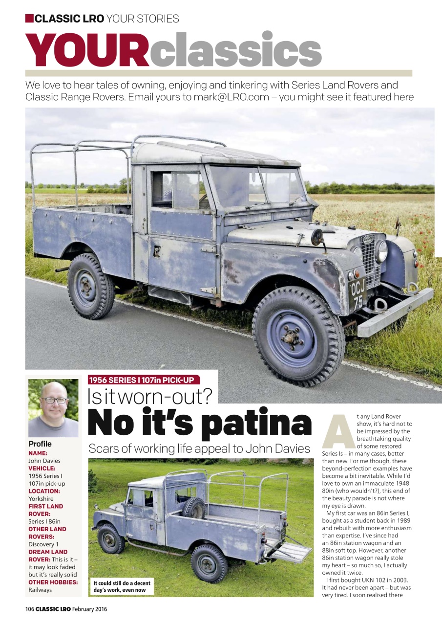 Land Rover Owner Preview Pages