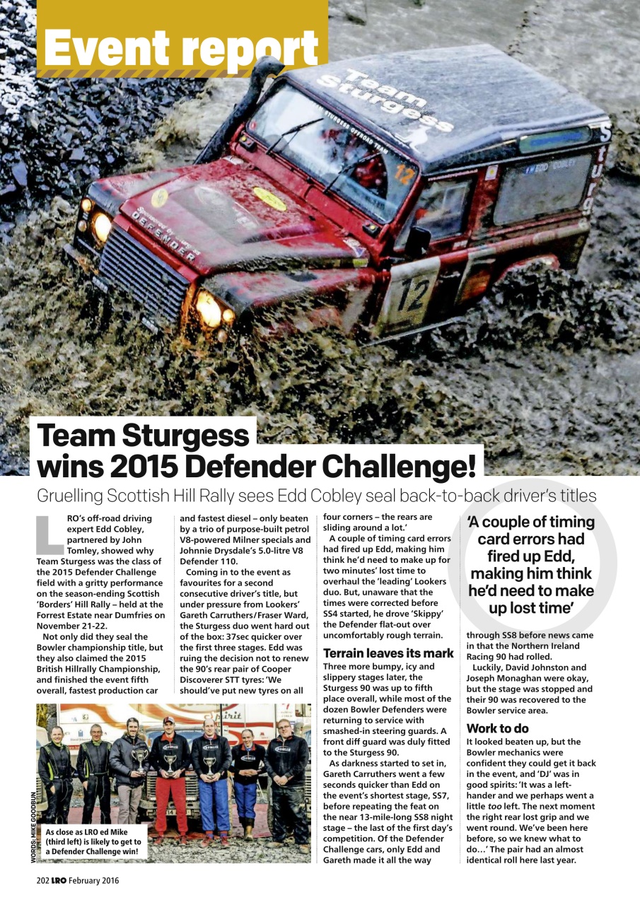 Land Rover Owner Preview Pages