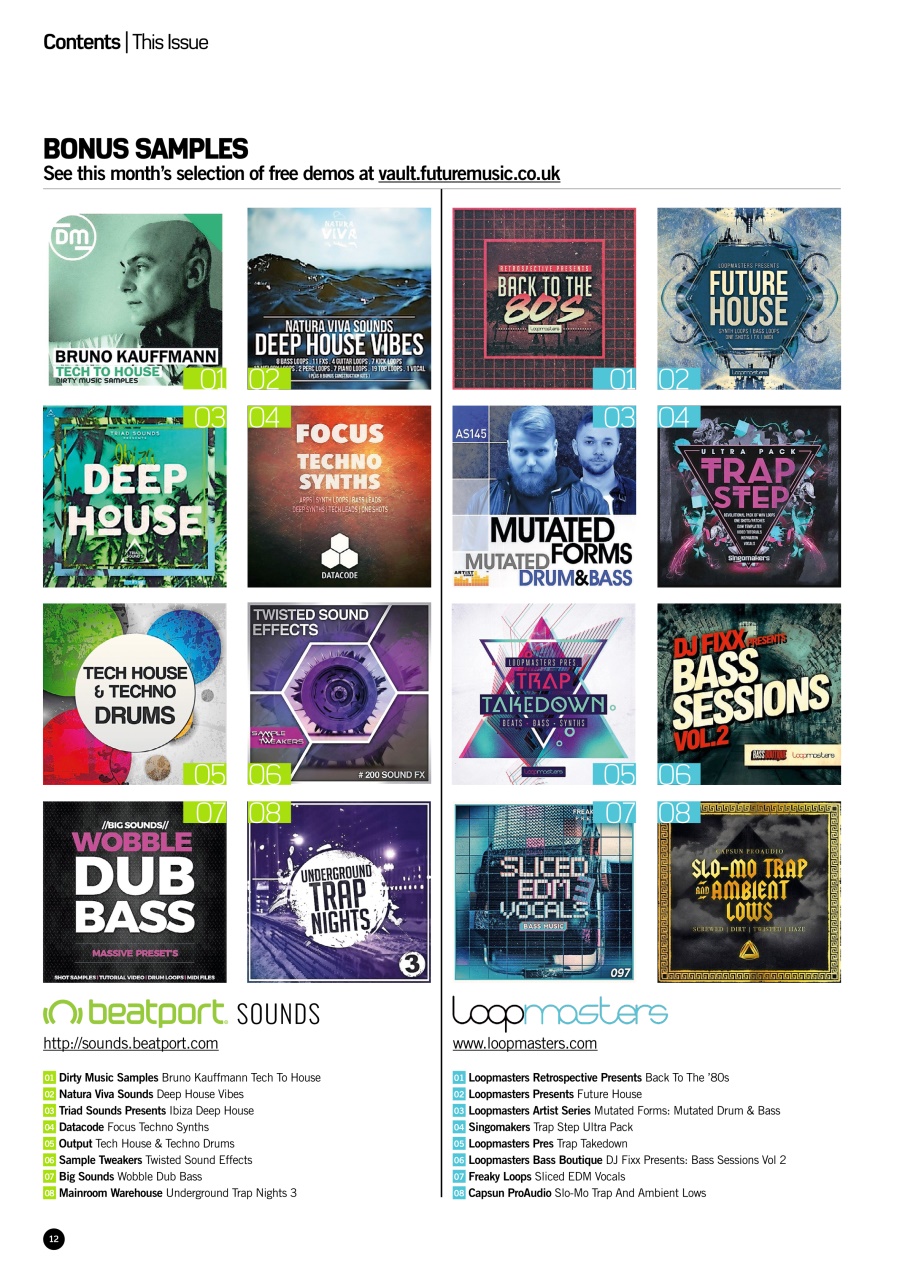 Future Music Preview Pages