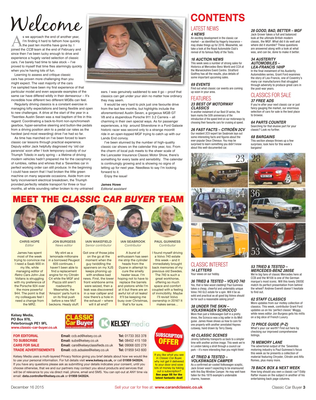 Classic Car Buyer Preview Pages