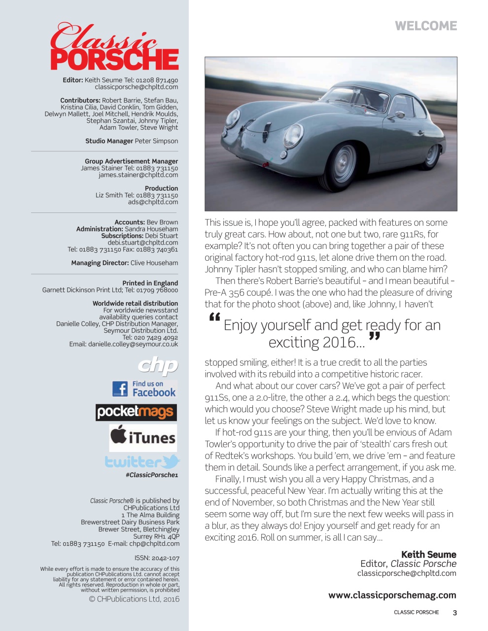 Classic Porsche Preview Pages