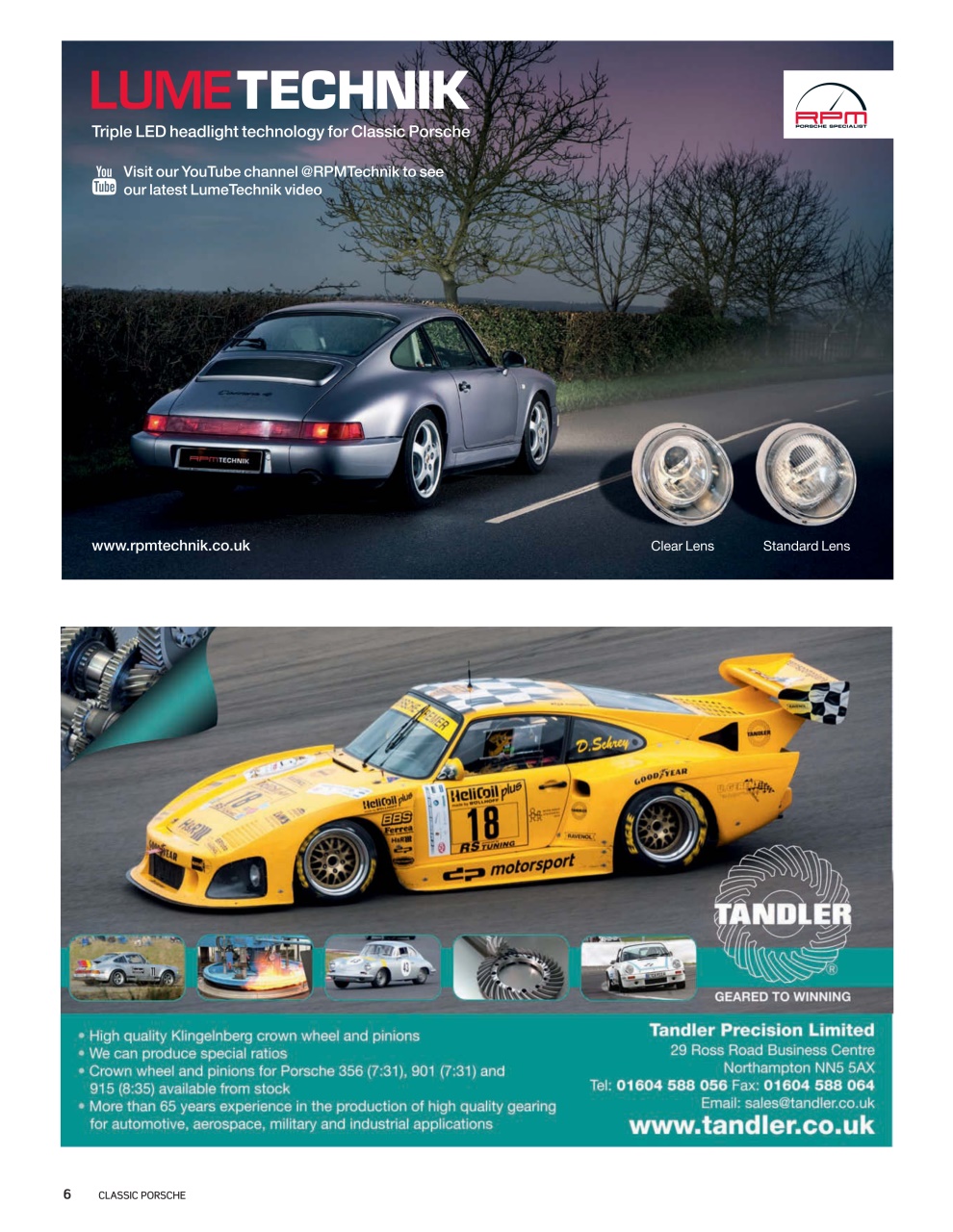 Classic Porsche Preview Pages
