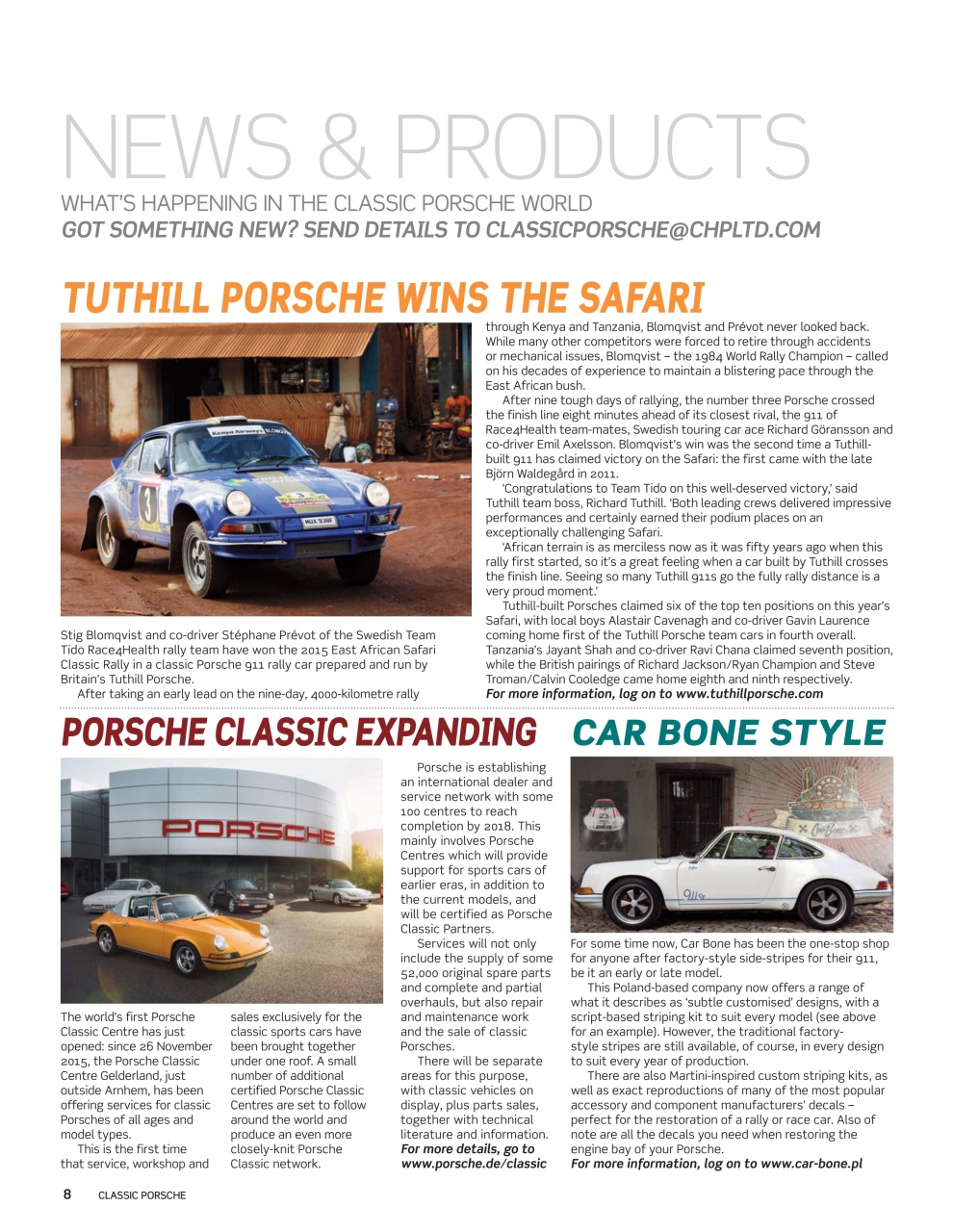Classic Porsche Preview Pages