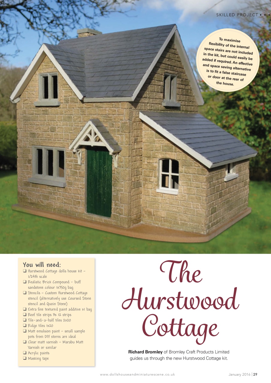 Dolls House and Miniature Scene Preview Pages