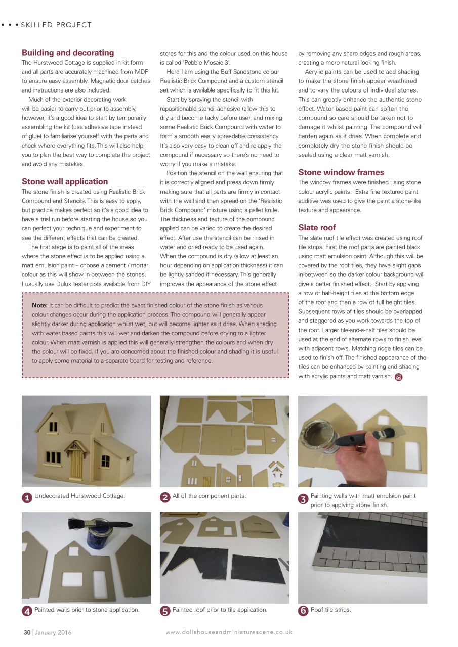Dolls House and Miniature Scene Preview Pages