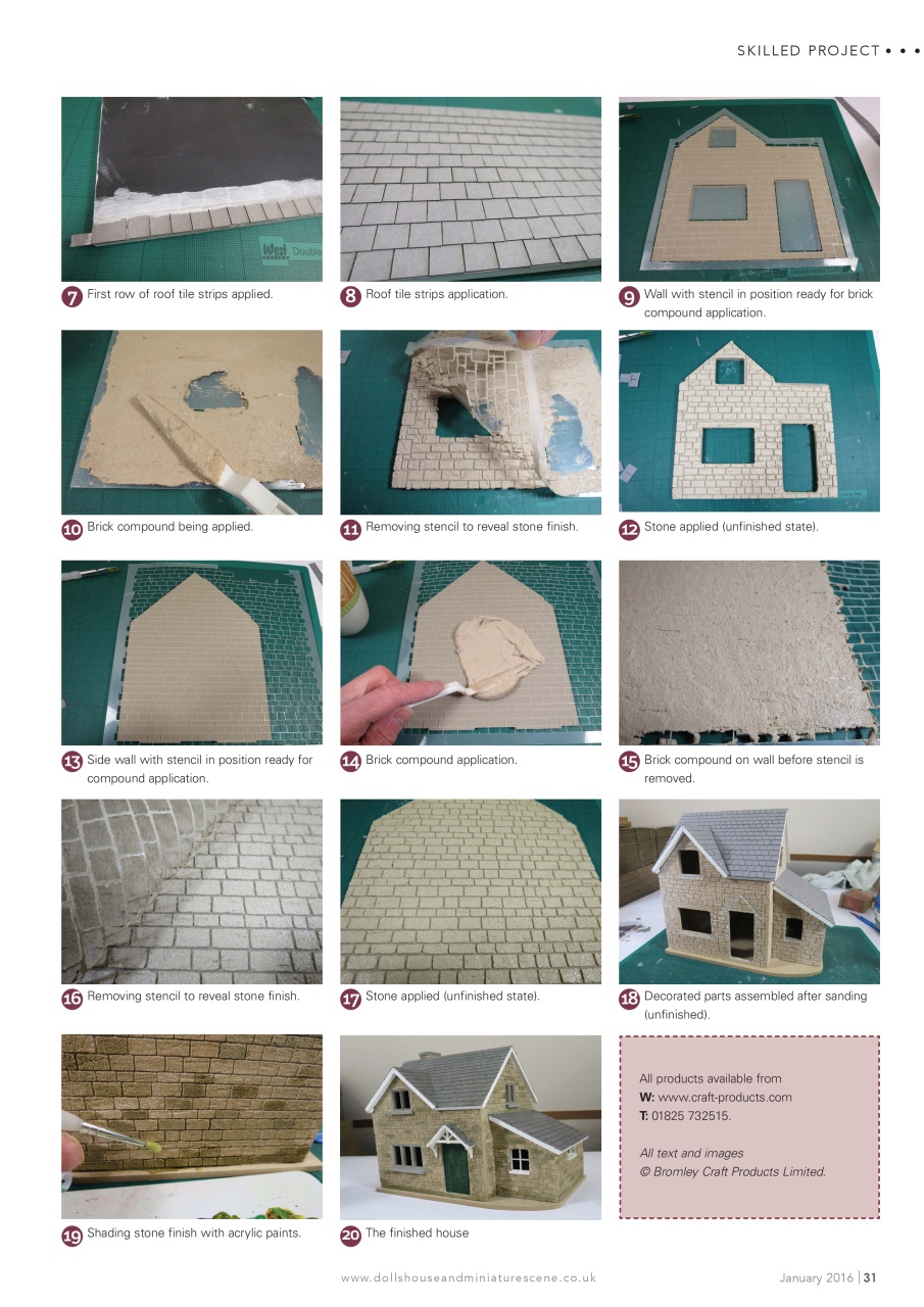 Dolls House and Miniature Scene Preview Pages