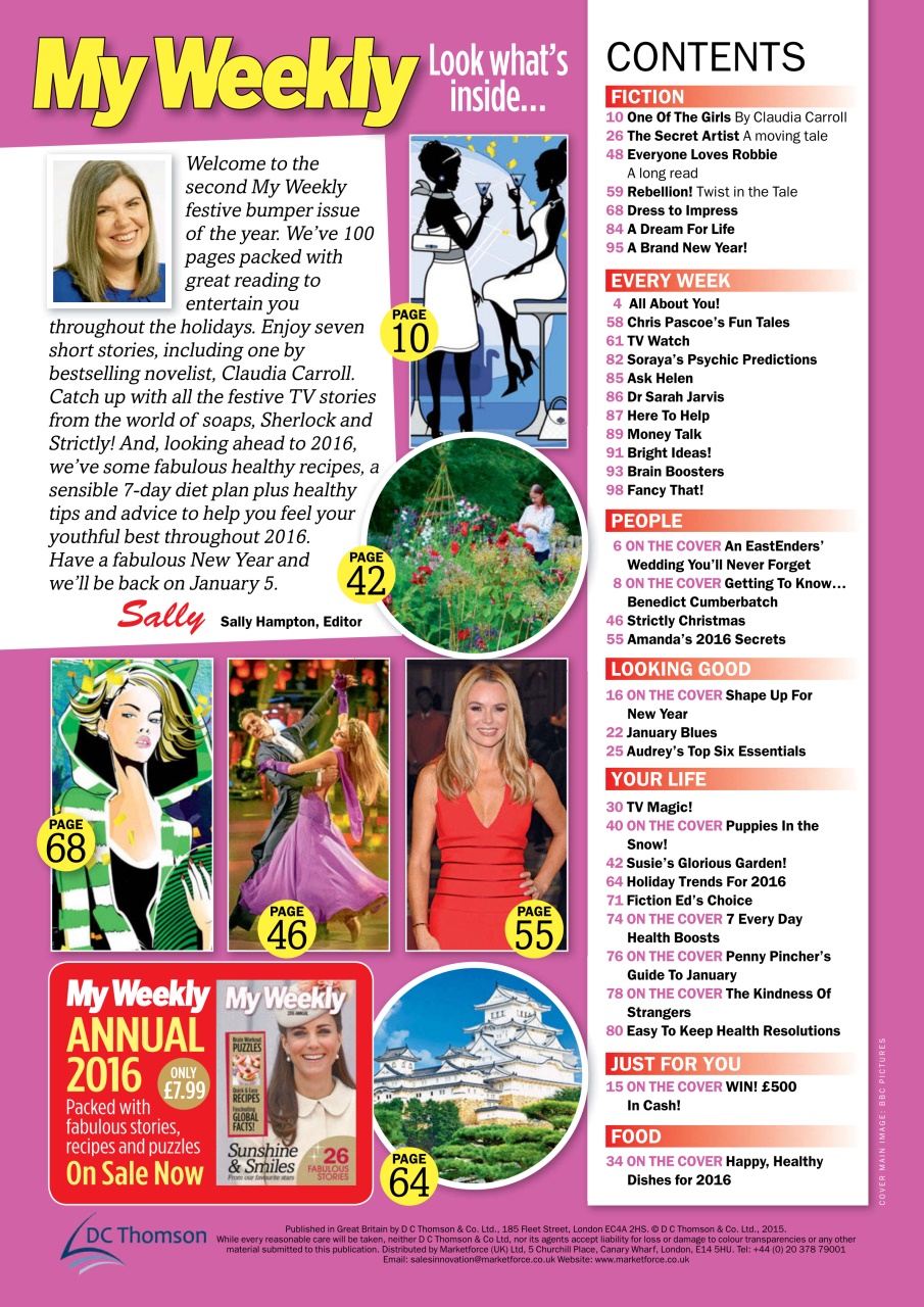 My Weekly Preview Pages