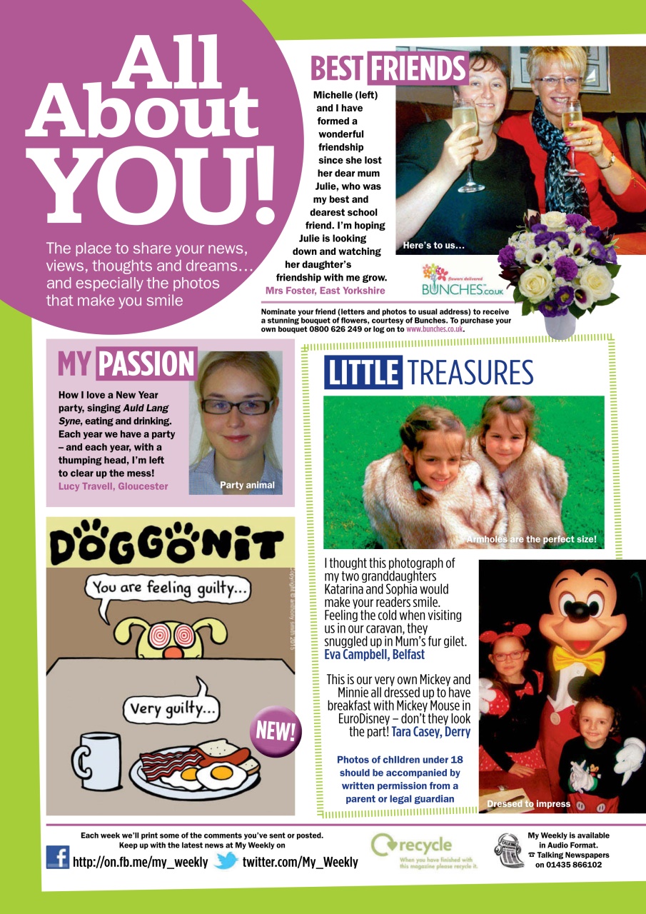 My Weekly Preview Pages